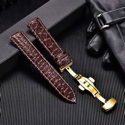 bracelet en croco 16 16 pour cartier ceinture paris|Bracelet montre crocodile .